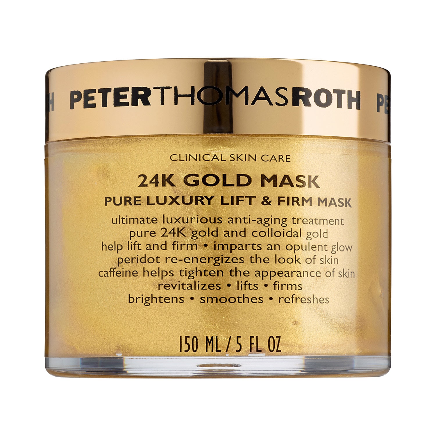 Pure luxury. Peter Thomas Roth — 24k Gold Mask Pure 50 мл. 24 K Gold Mask Pure Luxury Lift. Маска для лица Peter Thomas 24k Gold Mask (150 мл). Peter Thomas Roth маска для лица.