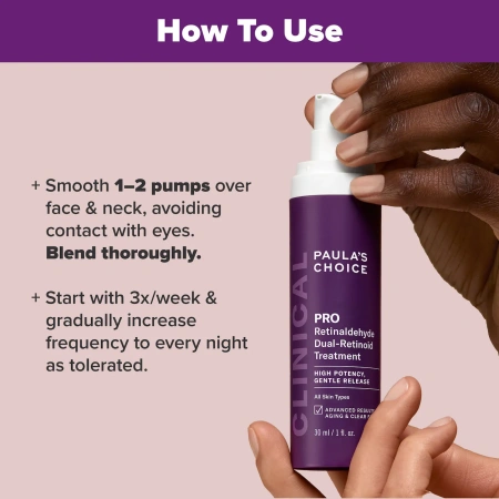 PAULA'S CHOICE Clinical PRO Retinaldehyde Dual-Retinoid Treatment купить в Beauty Storage. Быстрая доставка по России и СНГ.