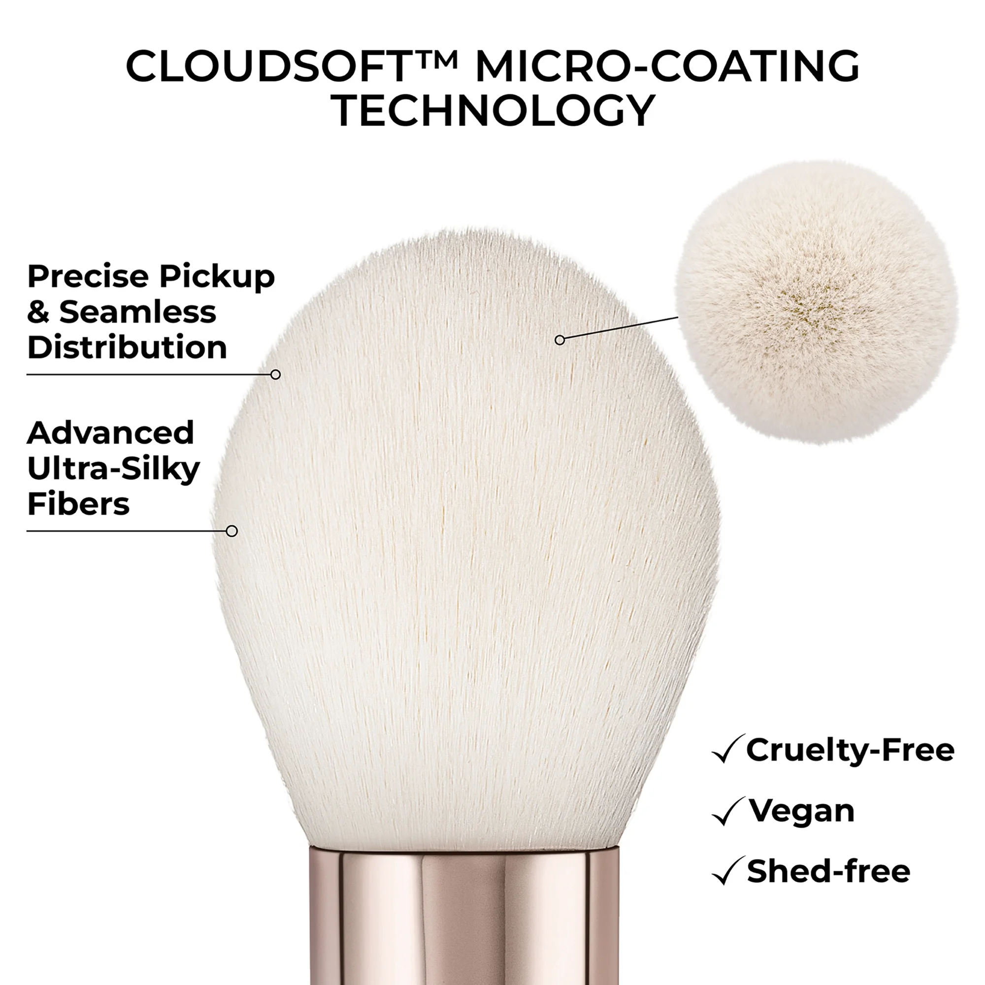 Купить NATASHA DENONA Hy-Glam Powder Brush на Beautystorage.ru. Быстрая доставка по России и СНГ.