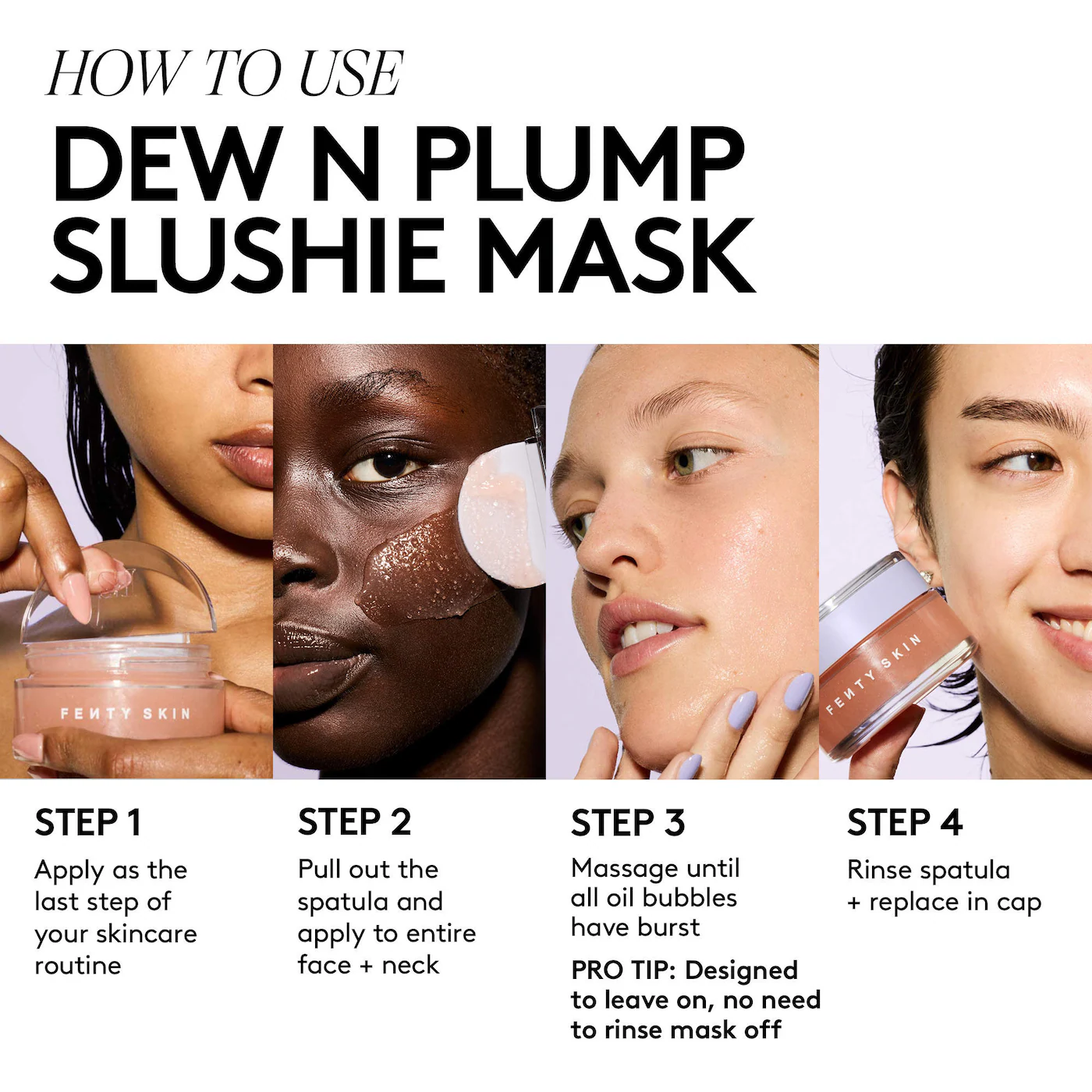 Купить FENTY SKIN by Rihanna  Dew N Plump Intense Hydration Slushie Face Mask на Beautystorage.ru. Быстрая доставка по России и СНГ.
