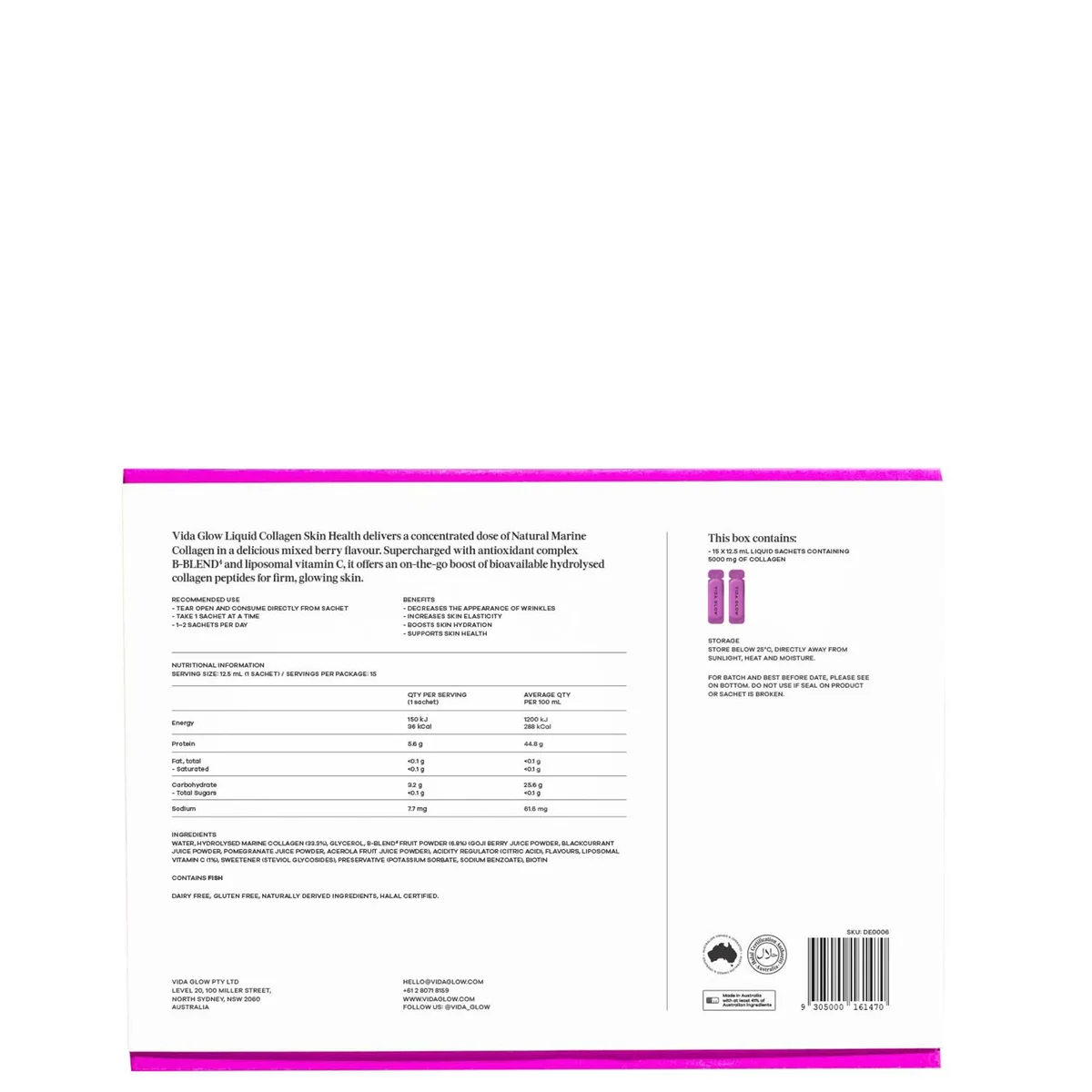 Купить VIDA GLOW Collagen Liquid Advance Supplement на Beautystorage.ru. Быстрая доставка по России и СНГ.