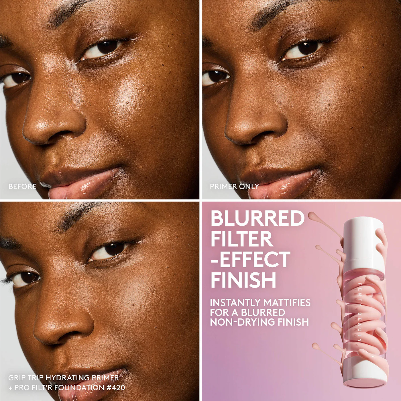 Купить FENTY BEAUTY by Rihanna  Grip Trip Mattifying & Blurring Primer на Beautystorage.ru. Быстрая доставка по России и СНГ.
