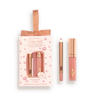 CHARLOTTE TILBURY Pillow Talk Mini Glossy Lips Duo - Pillow Talk Fair