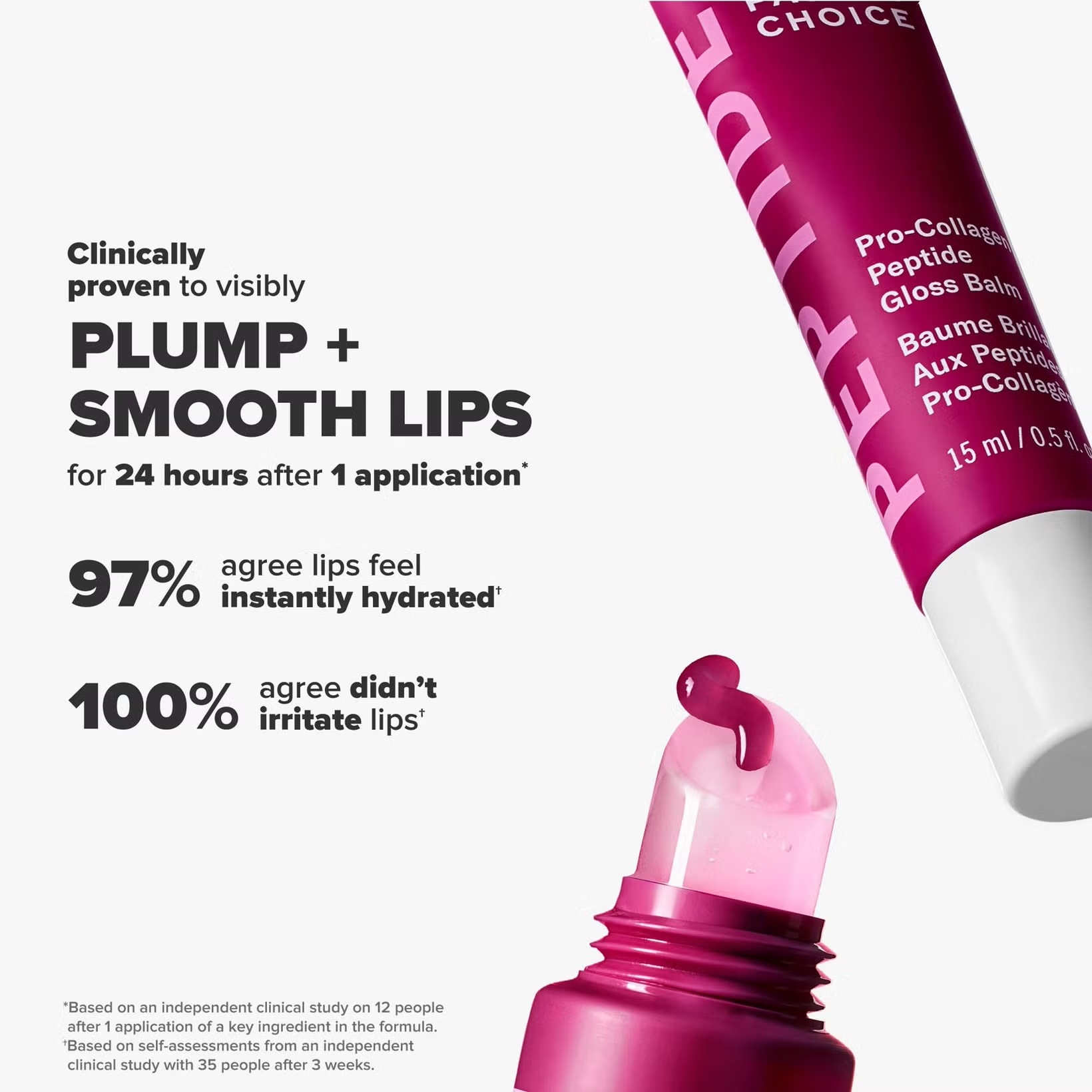 PAULA'S CHOICE Pro-Collagen Peptide Gloss Balm Lip Treatment купить в Beauty Storage. Быстрая доставка по России и СНГ.