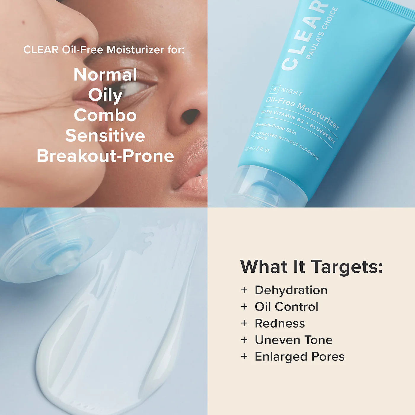 PAULA'S CHOICE CLEAR Oil-Free Moisturizer купить в Beauty Storage. Быстрая доставка по России и СНГ.