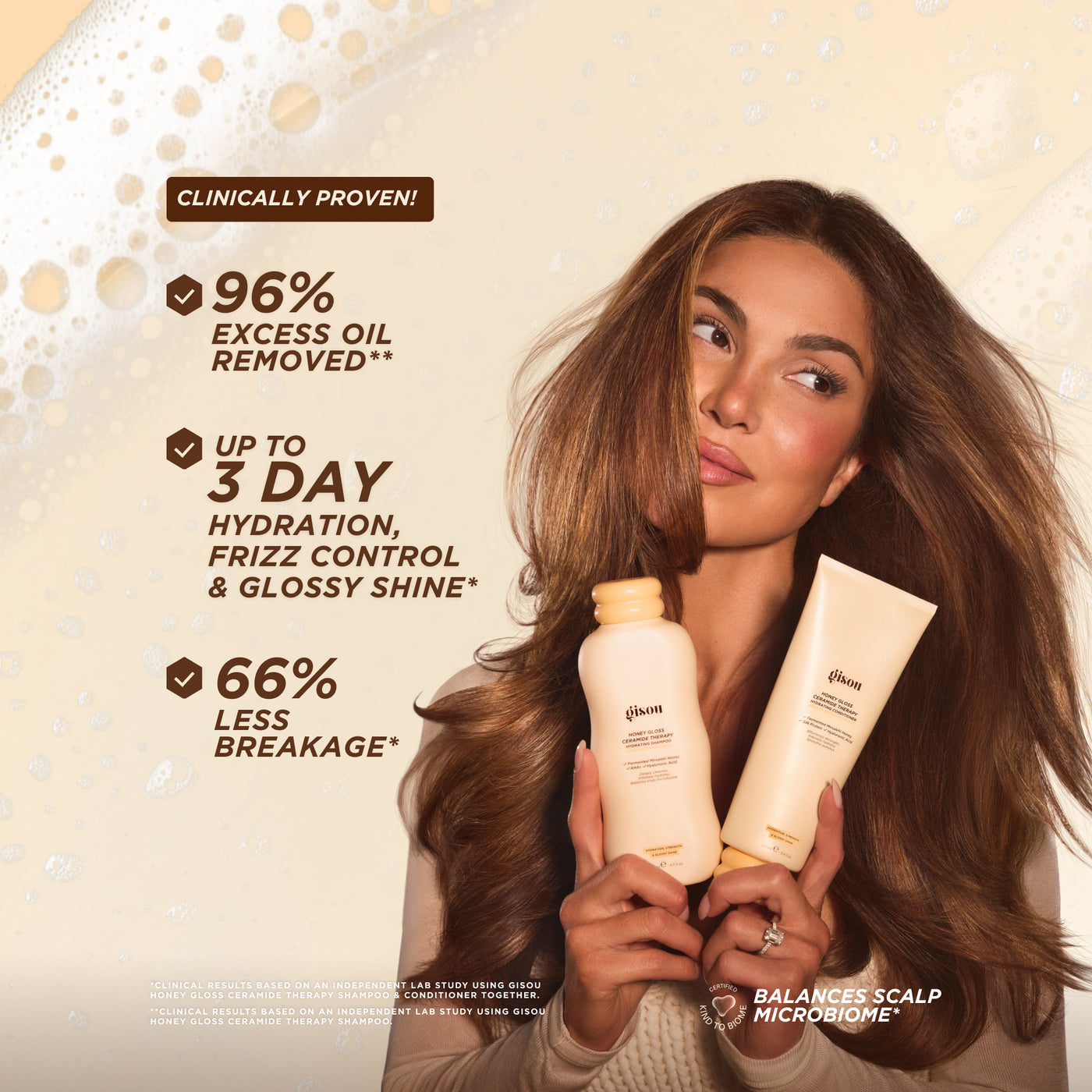 GISOU Honey Gloss Hair Wash Duo GISOU Honey Gloss Hair Wash Duo купить в Beauty Storage. Быстрая доставка по России и СНГ.