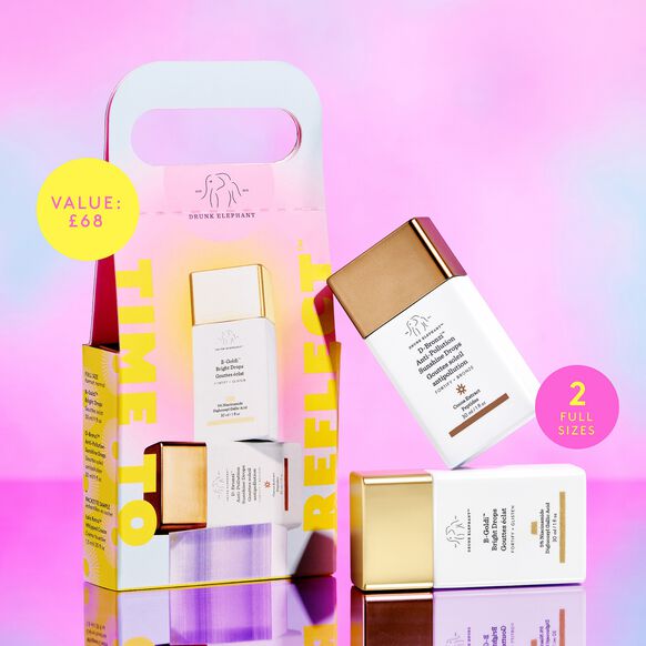 DRUNK ELEPHANT Time To Reflect Set купить в Beauty Storage. Быстрая доставка по России и СНГ.