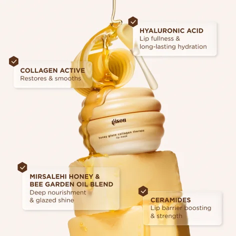 Купить GISOU Honey Glaze Collagen Therapy Lip Mask на Beautystorage.ru. Быстрая доставка по России и СНГ.