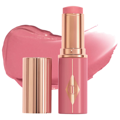 CHARLOTTE TILBURY Unreal Lip + Cheek Glow Blush Stick - Rosy Glow