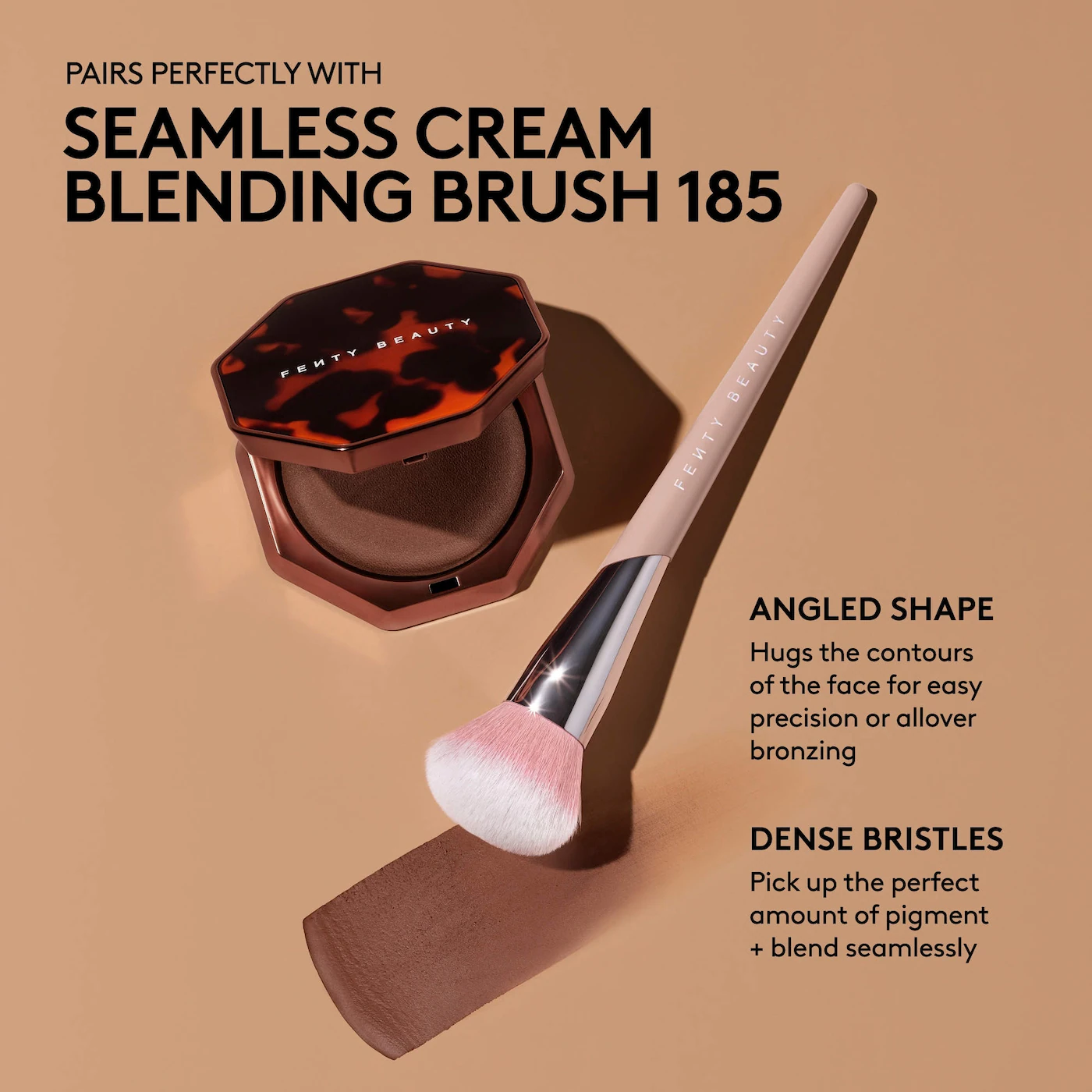 Купить FENTY BEAUTY by Rihanna  Sun Stalk'r Soufflé Pressed Mousse Blurring Cream Bronzer на Beautystorage.ru. Быстрая доставка по России и СНГ.
