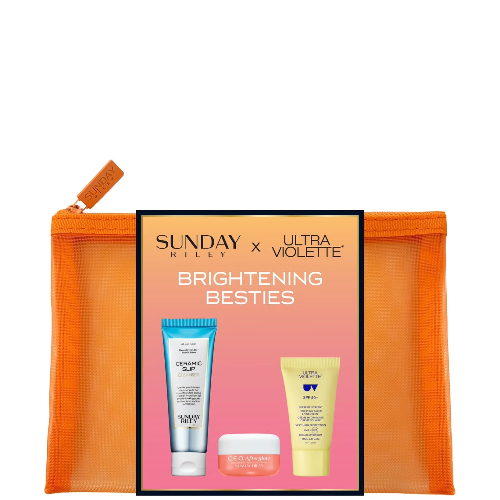 SUNDAY RILEY Sunday Riley x Ultra Violette: Brightening Besties Kit купить в Beauty Storage. Быстрая доставка по России и СНГ.