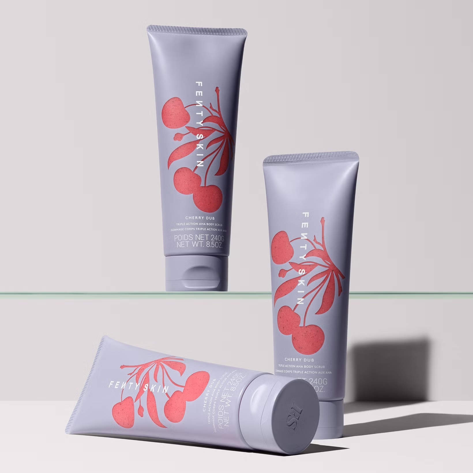 FENTY SKIN Cherry Dub Triple Action AHA Body Scrub купить в Beauty Storage. Быстрая доставка по России и СНГ.
