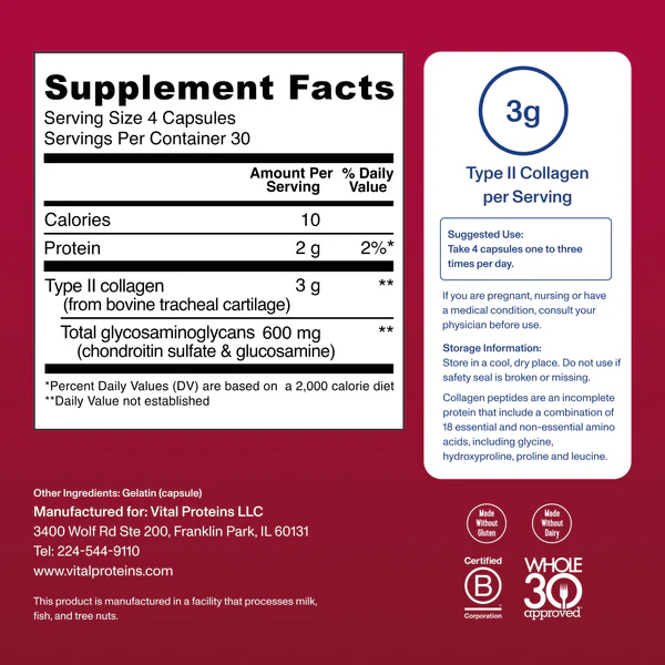 VITAL PROTEINS Cartilage Collagen купить в Beauty Storage. Быстрая доставка по России и СНГ.