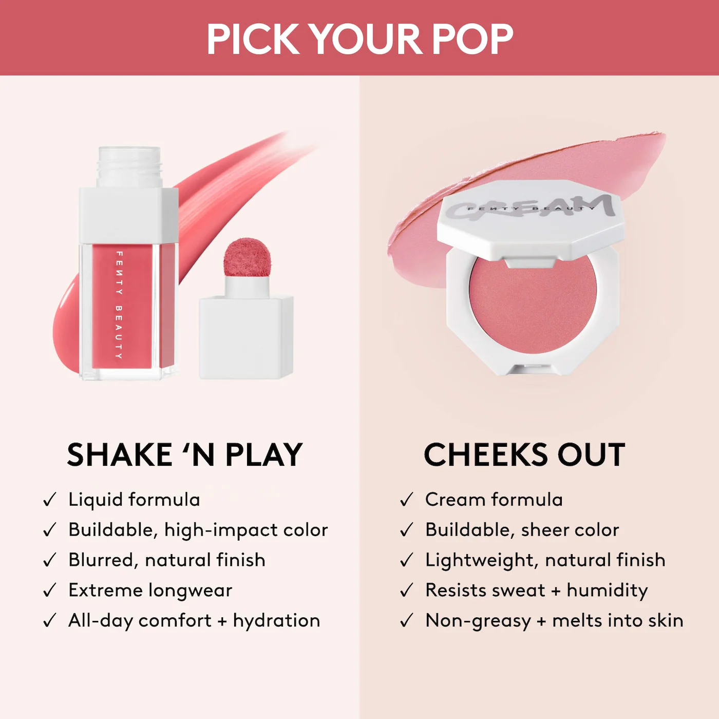 Купить FENTY BEAUTY by Rihanna  Shake N' Play Liquid Blush  на Beautystorage.ru. Быстрая доставка по России и СНГ.
