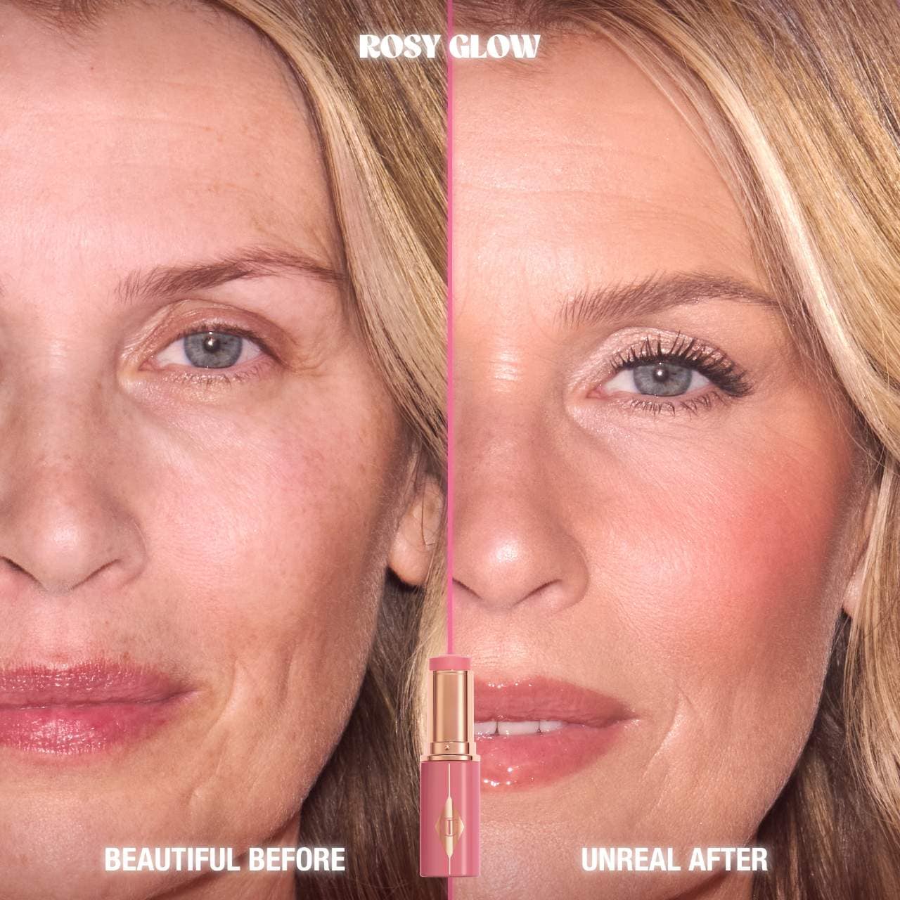 CHARLOTTE TILBURY Unreal Lip + Cheek Glow Blush Stick купить в Beauty Storage. Быстрая доставка по России и СНГ.