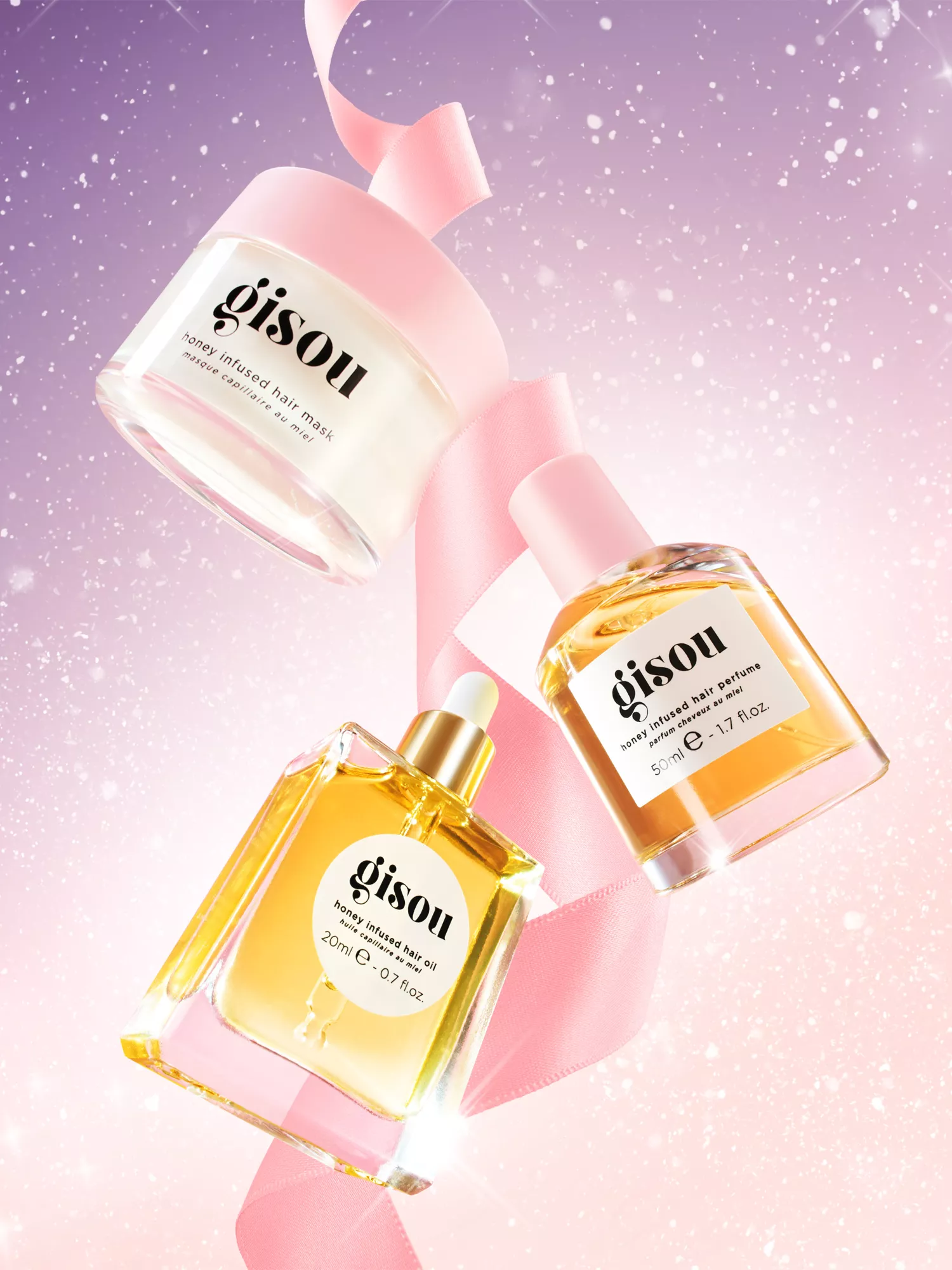 GISOU Honey Gloss Hair Trio Gift Set GISOU Honey Gloss Hair Trio Gift Set купить в Beauty Storage. Быстрая доставка по России и СНГ.