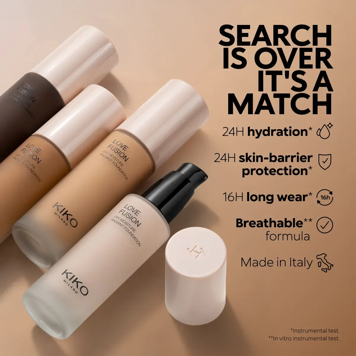 Купить KIKO MILANO Love Fusion Radiant Foundation  на Beautystorage.ru. Быстрая доставка по России и СНГ.