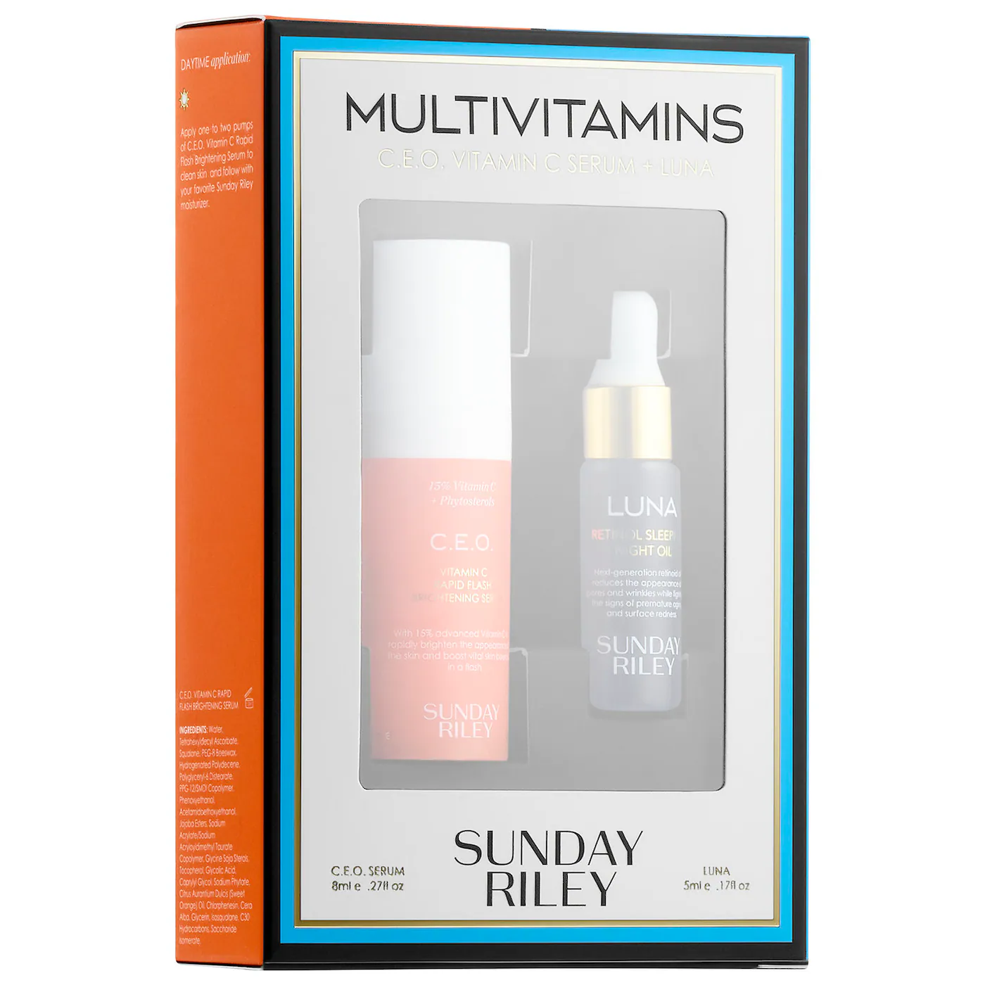 SUNDAY RILEY Multivitamins 15% Vitamin C + Retinol Mini Set купить в Beauty Storage. Быстрая доставка по России и СНГ.
