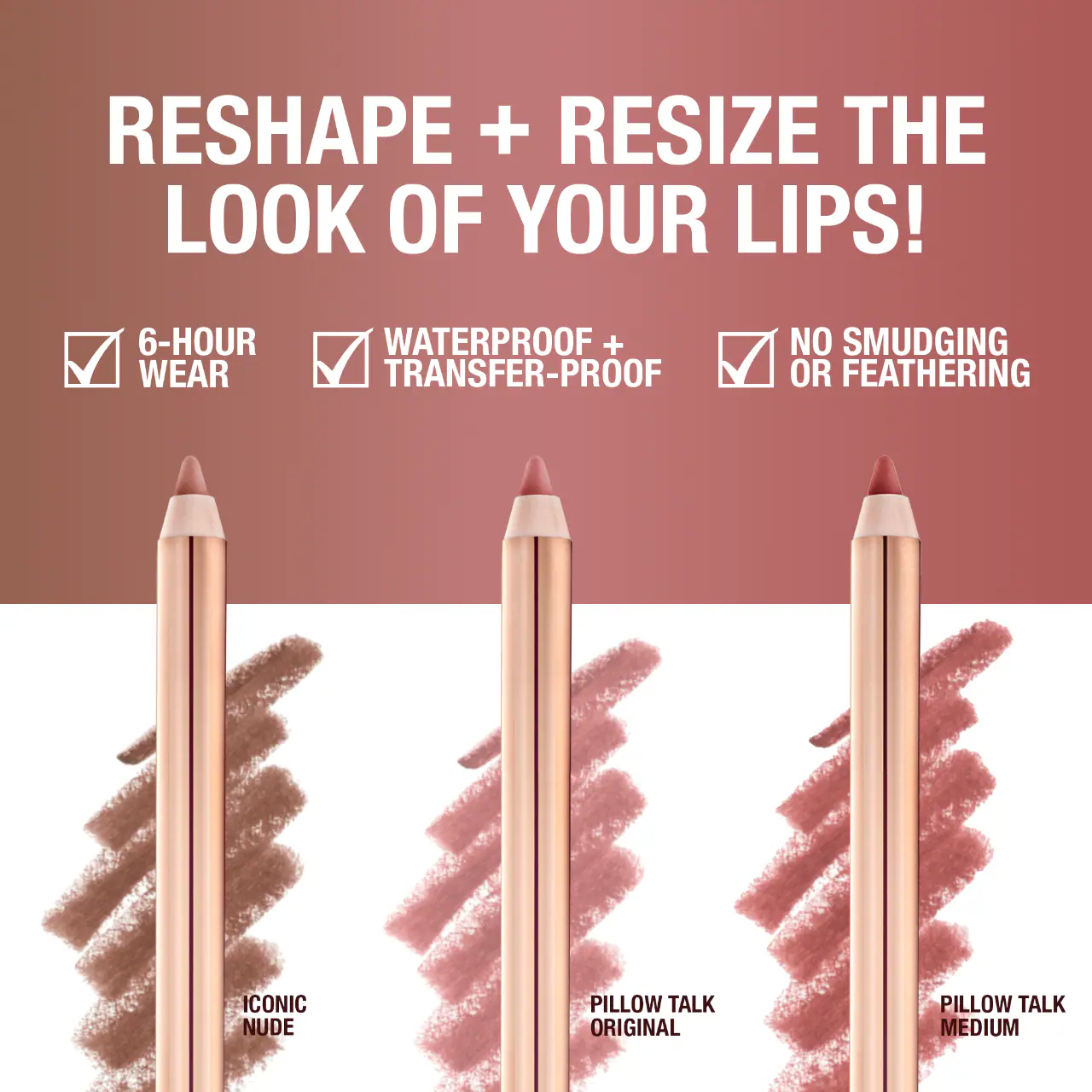 CHARLOTTE TILBURY Mini Iconic Lip Cheat Lip Liner Trio купить в Beauty Storage. Быстрая доставка по России и СНГ.