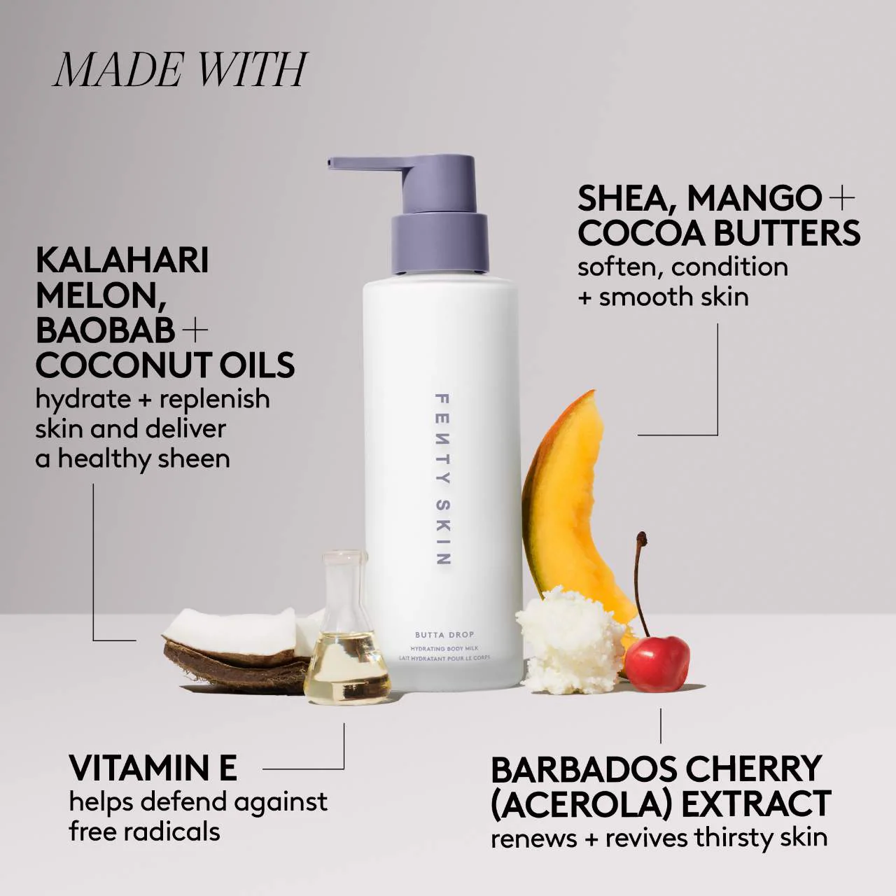 FENTY SKIN By Rihanna  Butta Drop Hydrating Body Milk купить в Beauty Storage. Быстрая доставка по России и СНГ.