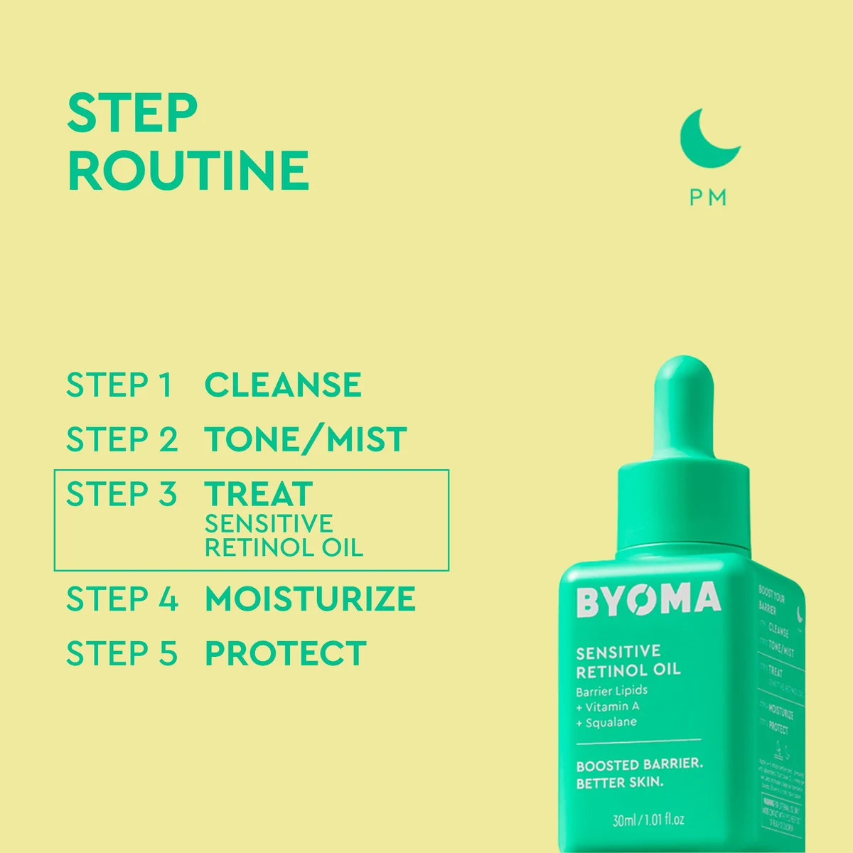 Купить BYOMA Sensitive Retinol Oil на Beautystorage.ru. Быстрая доставка по России и СНГ.