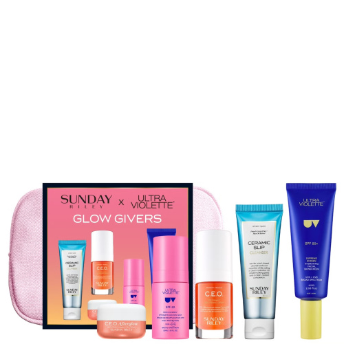 SUNDAY RILEY Sunday Riley x Ultra Violette: Glow Givers Kit купить в Beauty Storage. Быстрая доставка по России и СНГ.