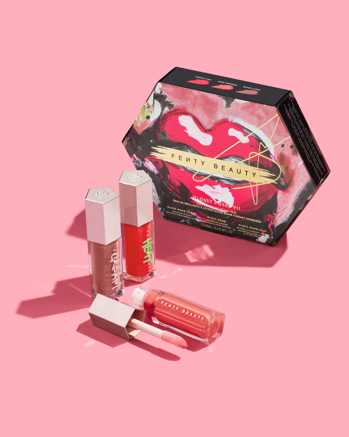 FENTY BEAUTY Glossy Posse Volume 7.0 Full-Size Gloss Bomb Trio купить в Beauty Storage. Быстрая доставка по России и СНГ.
