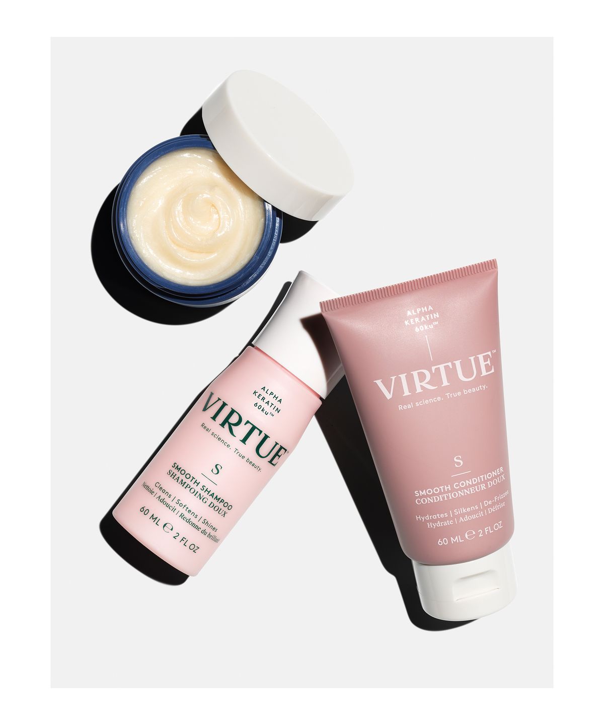 VIRTUE Discovery Kit - Smooth & Silken (2 x 60ml, 15ml)