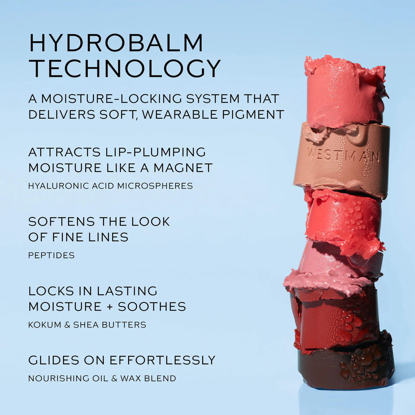 Купить WESTMAN ATELIER HydroBalm Tinted Lipstick на Beautystorage.ru. Быстрая доставка по России и СНГ.