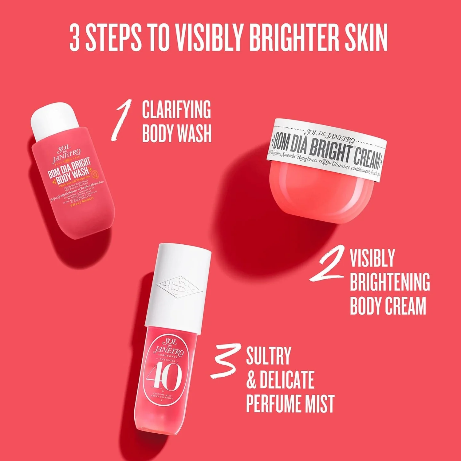 SOL DE JANEIRO Make A Bright Entrance Bom Dia Bright™ Body Routine Set купить в Beauty Storage. Быстрая доставка по России и СНГ.