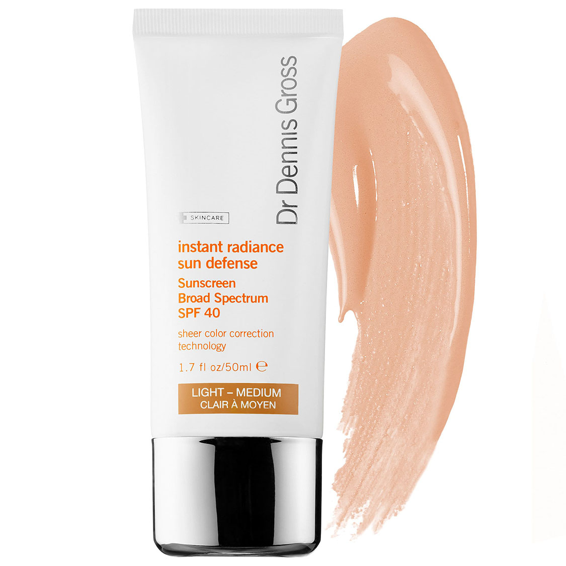 DR. DENNIS GROSS SKINCARE Instant Radiance Sun Defense Sunscreen Broad Spectrum SPF 40 - Light/Medium DR. DENNIS GROSS SKINCARE Instant Radiance Sun Defense Sunscreen Broad Spectrum SPF 40 - Light/Medium