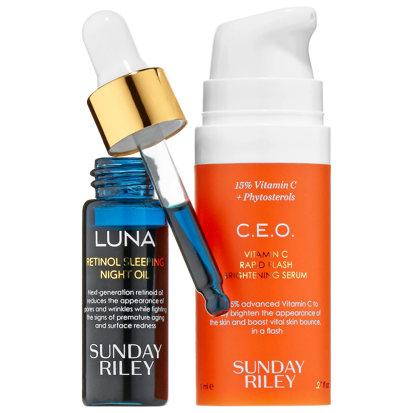 SUNDAY RILEY Multivitamins 15% Vitamin C + Retinol Mini Set купить в Beauty Storage. Быстрая доставка по России и СНГ.
