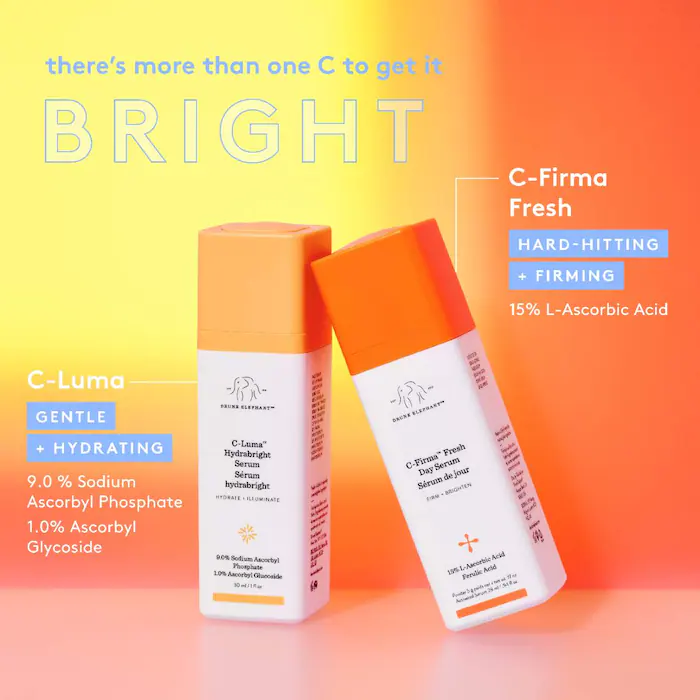 DRUNK ELEPHANT C-Luma Hydrabright Gentle Hydrating Vitamin C Serum купить в Beauty Storage. Быстрая доставка по России и СНГ.
