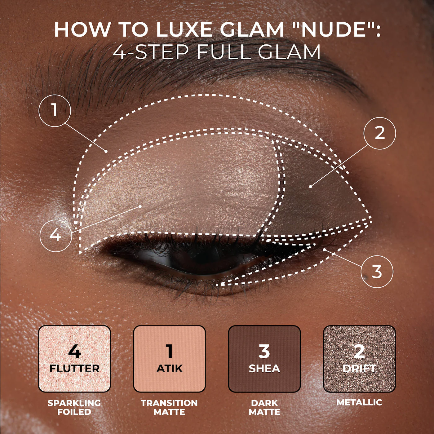 Купить NATASHA DENONA Luxe Glam Compact Quad Eyeshadow Palette на Beautystorage.ru. Быстрая доставка по России и СНГ.