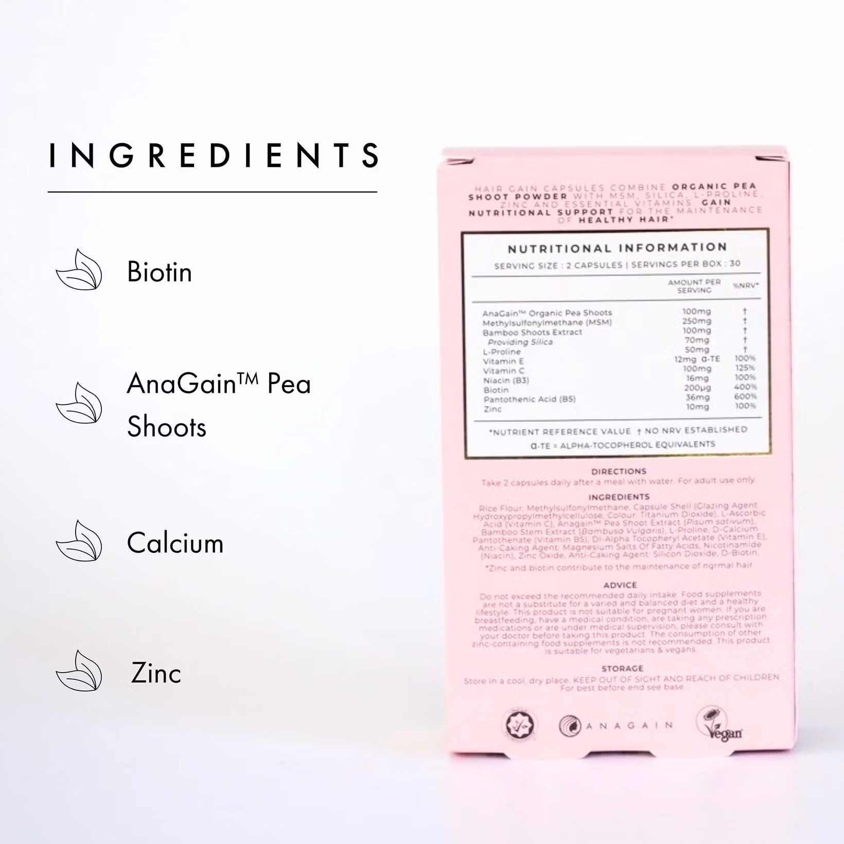 HAIR GAIN Hair Gain Capsules - 60 Capsules купить в Beauty Storage. Быстрая доставка по России и СНГ.
