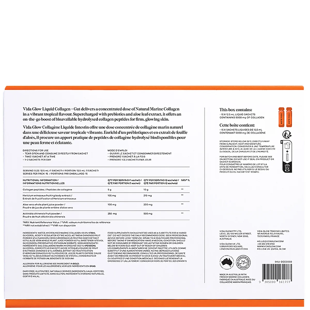 Купить VIDA GLOW Liquid Collagen + Gut на Beautystorage.ru. Быстрая доставка по России и СНГ.