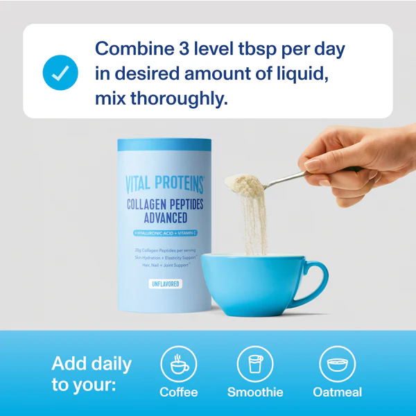 VITAL PROTEINS Collagen Peptides Advanced купить в Beauty Storage. Быстрая доставка по России и СНГ.