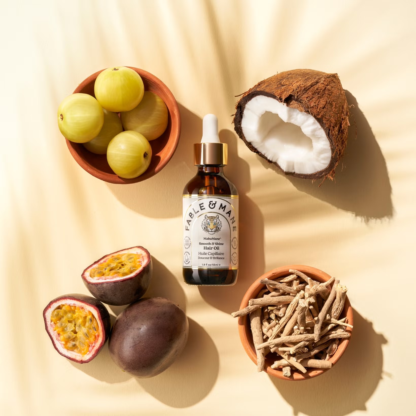 FABLE & MANE MahaMane Smooth and Shine Hair Oil  купить в Beauty Storage. Быстрая доставка по России и СНГ.