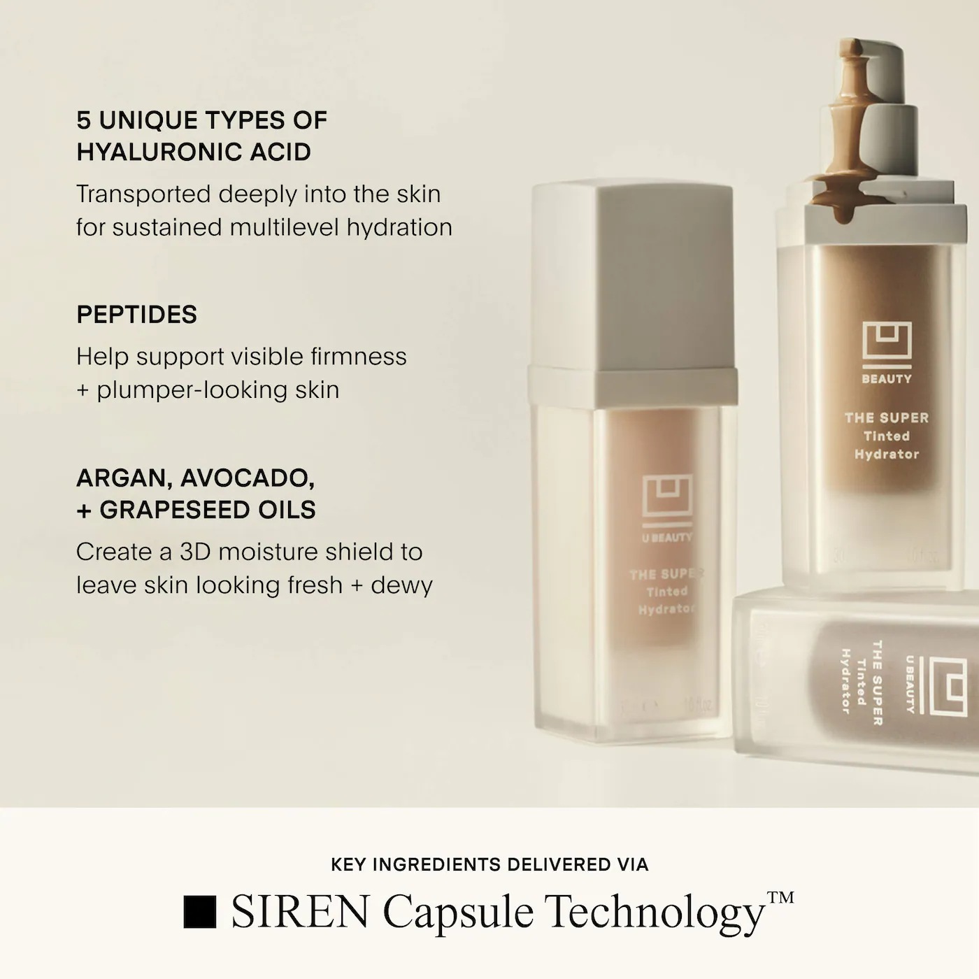 Купить U BEAUTY The Super Tinted Hydrator на Beautystorage.ru. Быстрая доставка по России и СНГ.