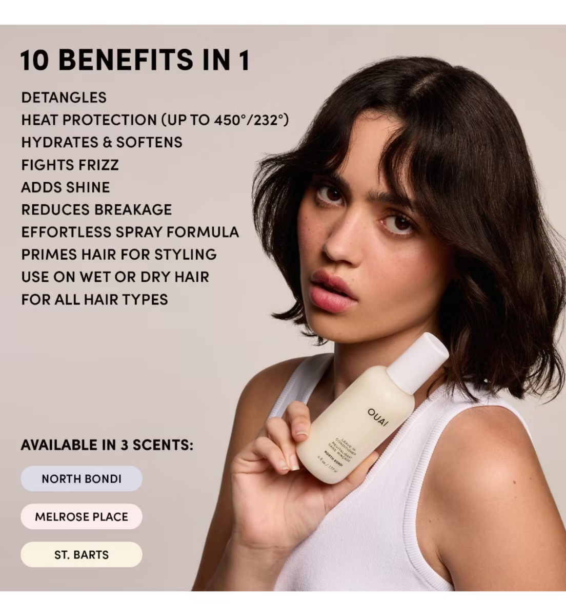 Купить OUAI Leave in Conditioner - North Bondi на Beautystorage.ru. Быстрая доставка по России и СНГ.