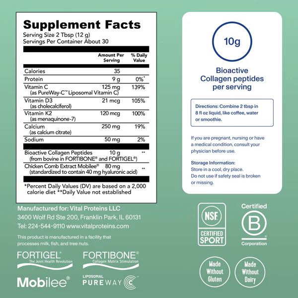 VITAL PROTEINS Bone & Joint Support купить в Beauty Storage. Быстрая доставка по России и СНГ.