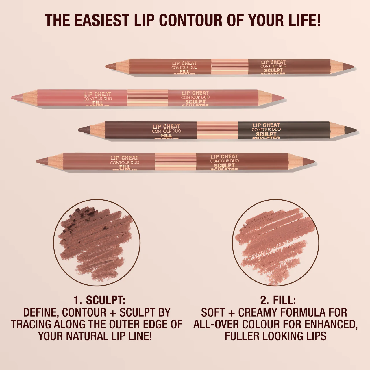 CHARLOTTE TILBURY Lip Cheat Contour Duo купить в Beauty Storage. Быстрая доставка по России и СНГ.