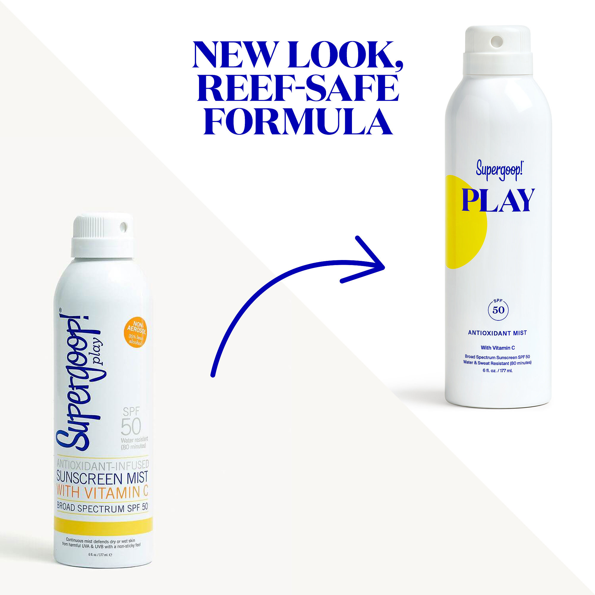 SUPERGOOP! PLAY Antioxidant Mist SPF 50 with Vitamin C