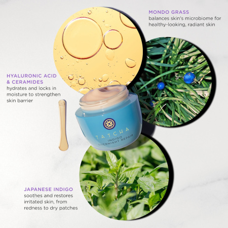 TATCHA Indigo Overnight Repair Serum in Cream Treatment купить в Beauty Storage. Быстрая доставка по России и СНГ.