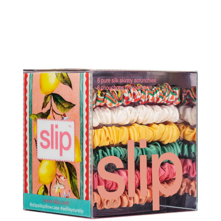 SLIP Pure Silk Skinny Scrunchies - La Dolce Vita  купить в Beauty Storage. Быстрая доставка по России и СНГ.
