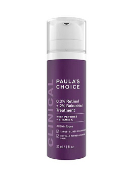 PAULA'S CHOICE 0.3% Retinol + 2% Bakuchiol Treatment купить в Beauty Storage. Быстрая доставка по России и СНГ.