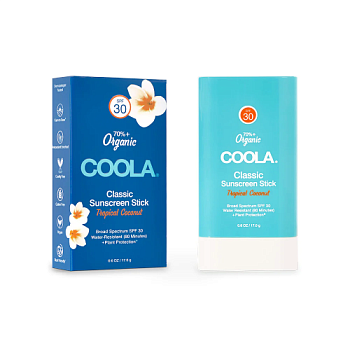 COOLA Classic Organic Sunscreen Stick SPF 30 - Tropical Coconut купить в Beauty Storage. Быстрая доставка по России и СНГ.