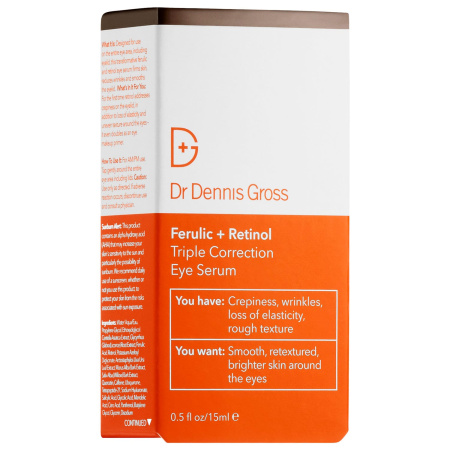 DR. DENNIS GROSS SKINCARE Ferulic + Retinol Triple Correction Eye Serum
