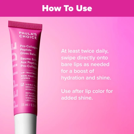 PAULA'S CHOICE Pro-Collagen Peptide Plumping Gloss Balm Lip Treatment купить в Beauty Storage. Быстрая доставка по России и СНГ.