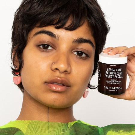 YOUTH TO THE PEOPLE Yerba Mate Resurfacing + Exfoliating Energy Facial with Enzymes + Niacinamide купить в Beauty Storage. Быстрая доставка по России и СНГ.